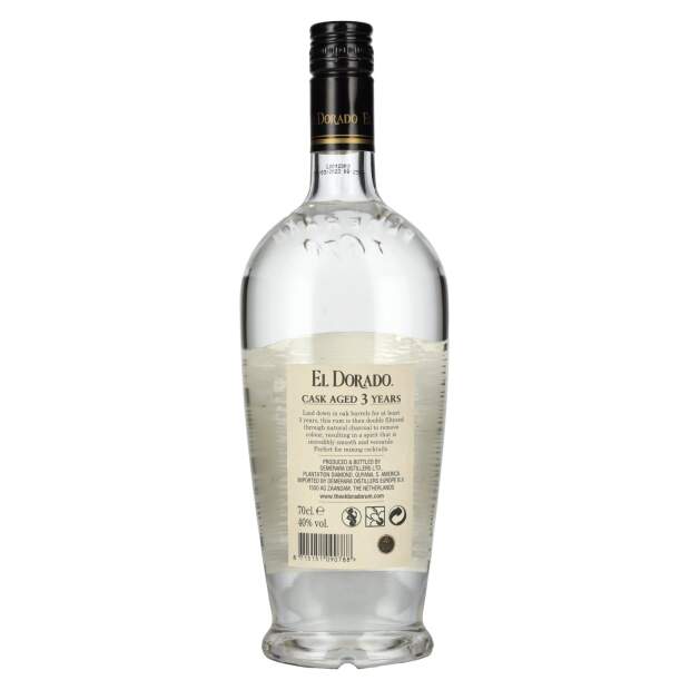 El Dorado 3 Years Old Cask Aged Demerara Rum 40% Vol. 0,7l