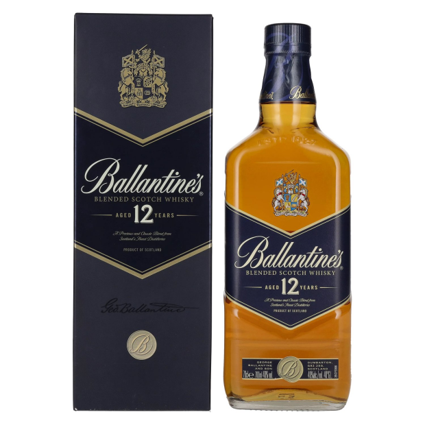 Ballantines 12 Years Old Blended Scotch Whisky
