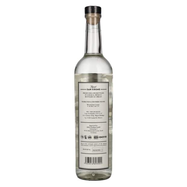 San Cosme Oaxaca Mexico Mezcal Joven 100% Agave 40% Vol. 0,7l
