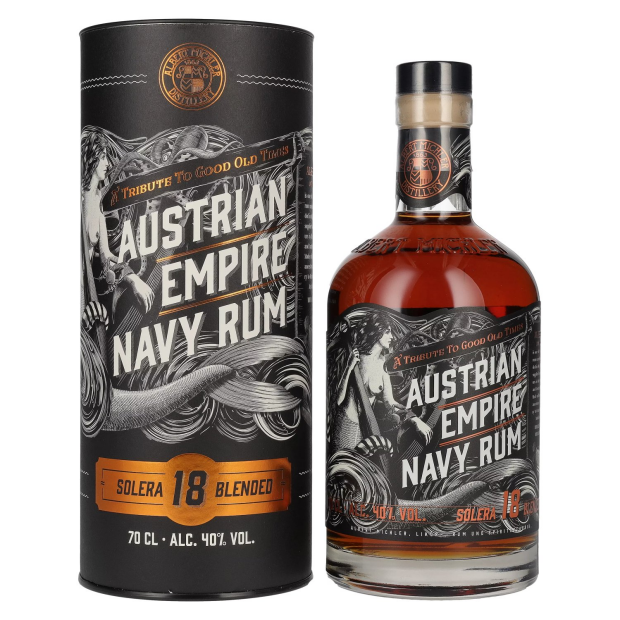 Austrian Empire Navy Rum Solera Blended 18 Years Old