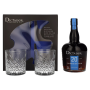 Dictador 20 Years Old Distillery Icon Reserve con 2 bicchieri