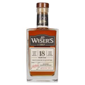 J.P. Wisers 18 Years Old Blended Canadian Whisky 40% Vol....