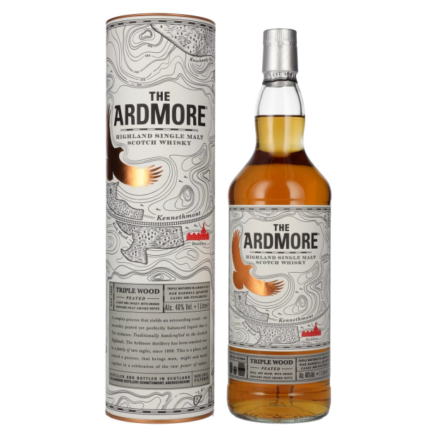 The Ardmore TRIPLE WOOD Peated Highland Single Malt Scotch Whisky