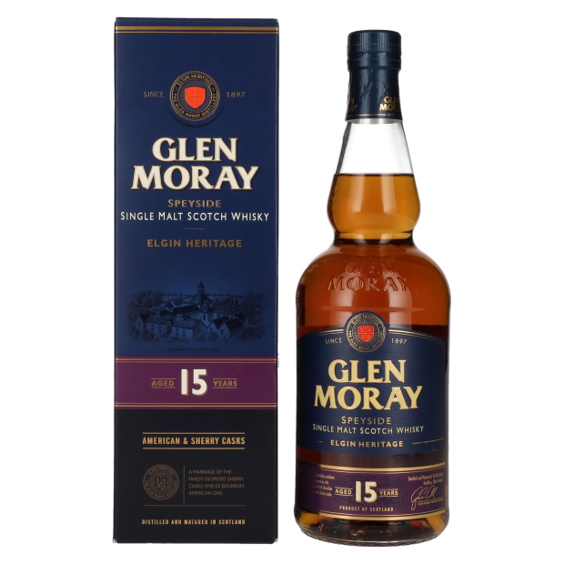 Glen Moray 15 Years Old Elgin Heritage