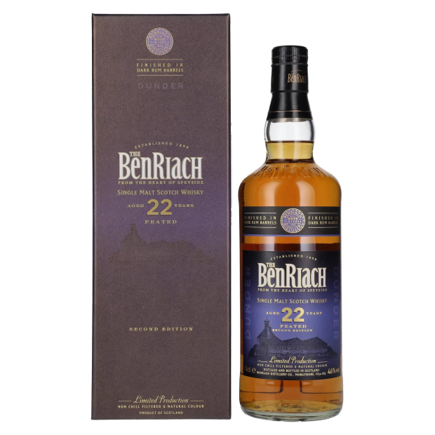 The BenRiach 22 Years Old PEATED Second Edition DUNDER