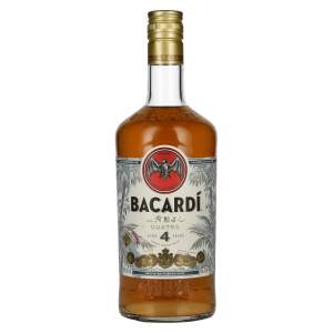 Bacardi 4 Years Old AÑEJO CUATRO Gold Rum 40% Vol....