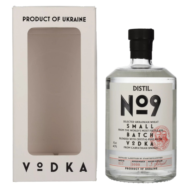 Staritsky & Levitsky DISTIL.No9 Small Batch Vodka