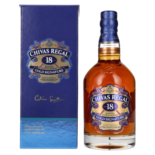 Chivas Regal 18 Years Old GOLD SIGNATURE Blended Scotch Whisky
