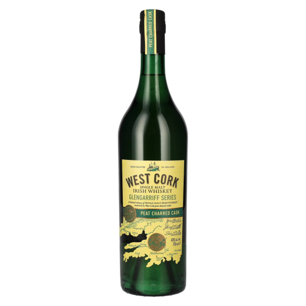 West Cork Glengarriff Series PEAT CHARRED CASK Single Malt Irish Whiskey