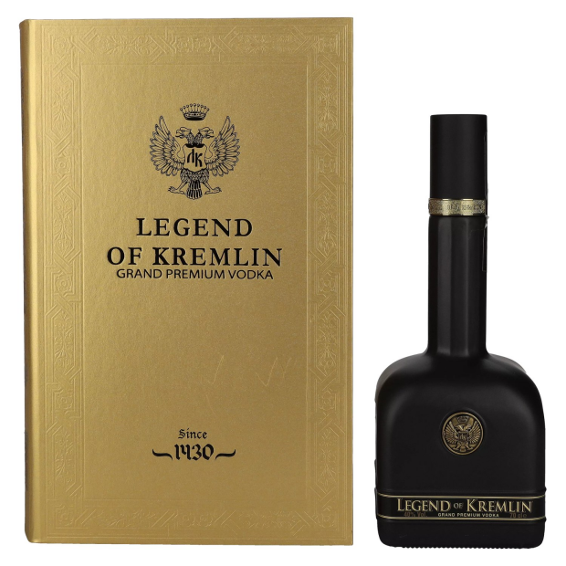 Legend of Kremlin Premium Russian Vodka BLACK BOTTLE