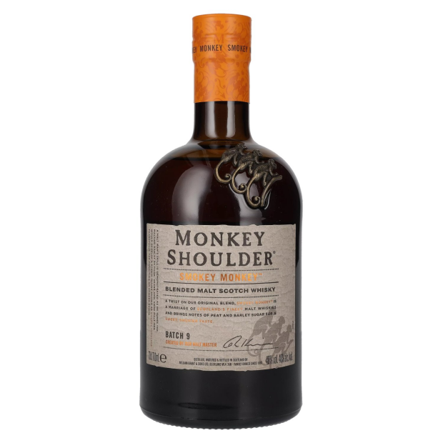 Monkey Shoulder SMOKEY MONKEY Blended Malt Scotch Whisky BATCH 9
