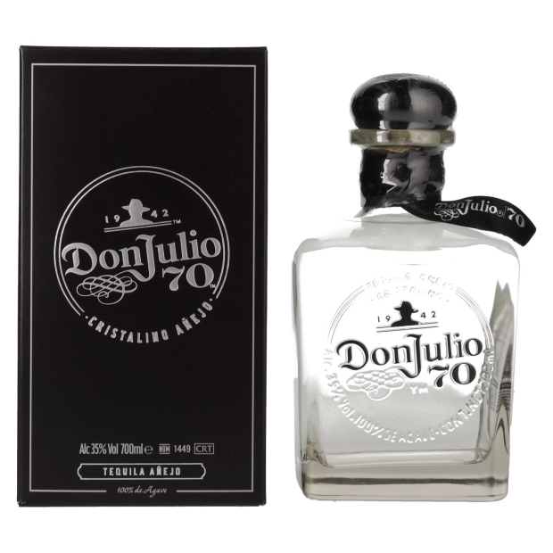 Don Julio 70 Tequila Crystal Claro Añejo 70th Anniversary Limited Edition