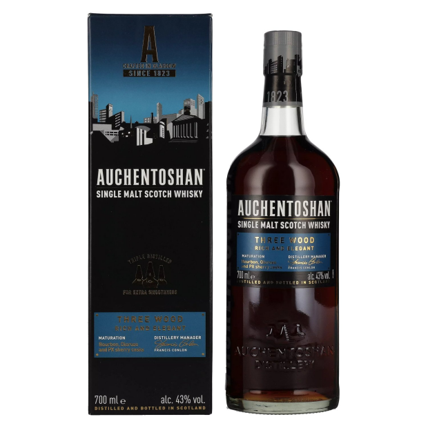 Auchentoshan THREE WOOD Single Malt Scotch Whisky