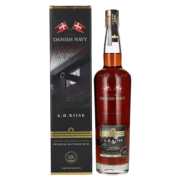 A.H. Riise Royal Danish Navy The Frigate JYLLAND Superior Spirit Drink