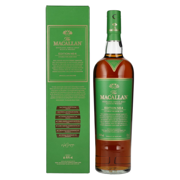 The Macallan EDITION N° 4 Highland Single Malt Scotch Whisky in Geschenkbox