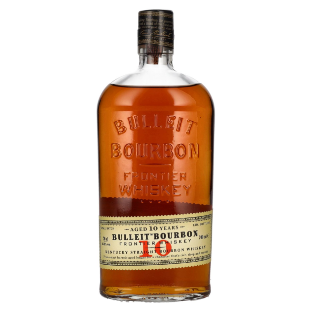 Bulleit Bourbon 10 Years Old FRONTIER WHISKEY Kentucky Straight Bourbon Whiskey
