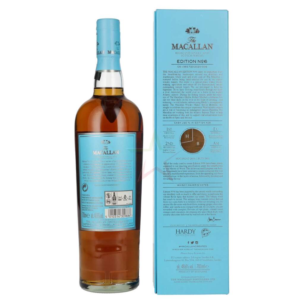 The Macallan EDITION N° 6 Highland Single Malt Scotch Whisky
