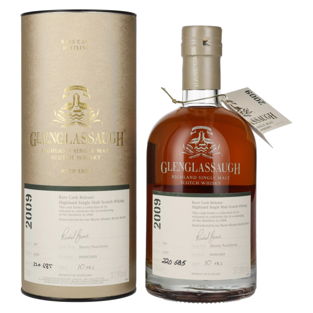 Glenglassaugh 10 Years Old RARE CASK RELEASE 2009 Sherry Puncheon Batch 4