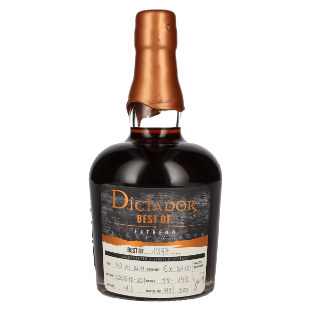Dictador BEST OF 1977 EXTREMO Colombian Rum 40YO/060617EX-SH121