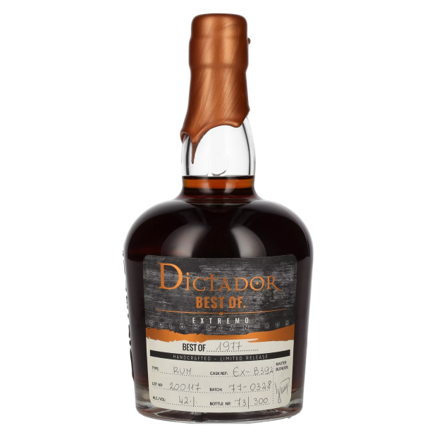 Dictador BEST OF 1977 EXTREMO Colombian Rum Limited Release