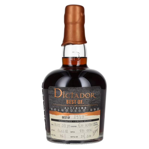 Dictador BEST OF 1979 ALTISIMO Colombian Rum Limited Release