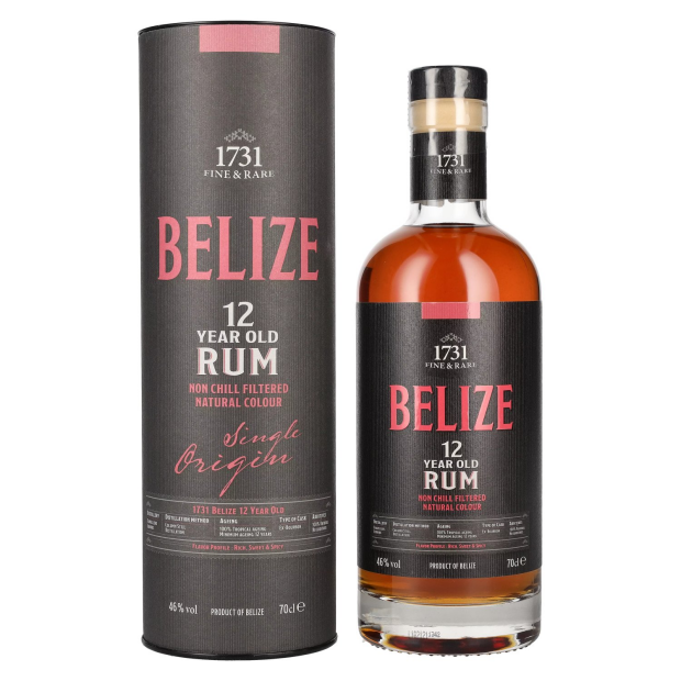1731 Fine & Rare BELIZE 12 Years Old Single Origin Rum