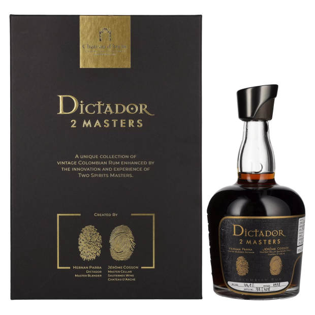 Dictador 2 MASTERS 1978 39 Years Old Colombian Rum Château d’Arche Finish 2nd Release