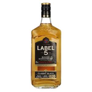 Label 5 Classic Black Blended Scotch Whisky 40% Vol. 0,7l