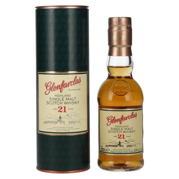 Glenfarclas 21 Years Old Highland Single Malt Scotch Whisky 0,2l