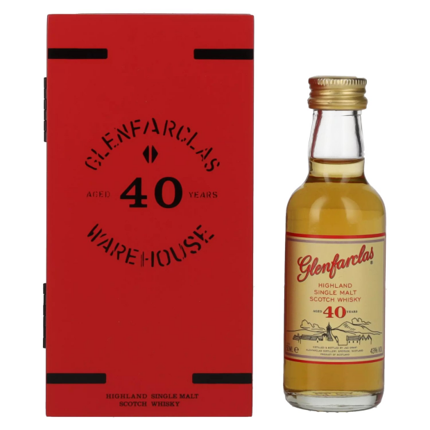 Glenfarclas 40 Years Old Highland Single Malt Scotch Whisky MINI