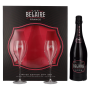 Luc Belaire Rare Rosé mit 2 Gläsern