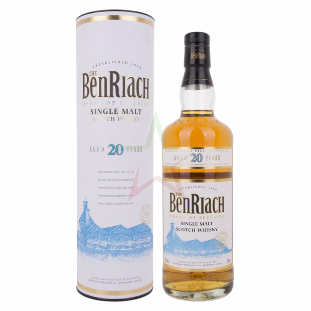 The BenRiach 20 Years Old Single Malt Scotch Whisky