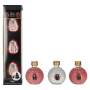 Pink Royal Dry Gin & Pink 47 London Dry Gin Christmas Baubles 3x0,05l