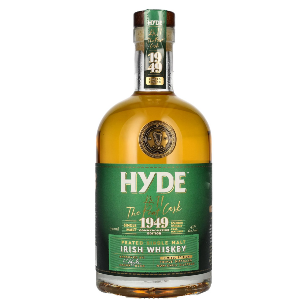 Hyde No.11 THE PEAT CASK 1949 Peated Single Malt Irish Whiskey Commemorative Edition