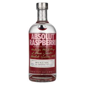 Absolut RASPBERRI Flavored Vodka 38% Vol. 0,7l