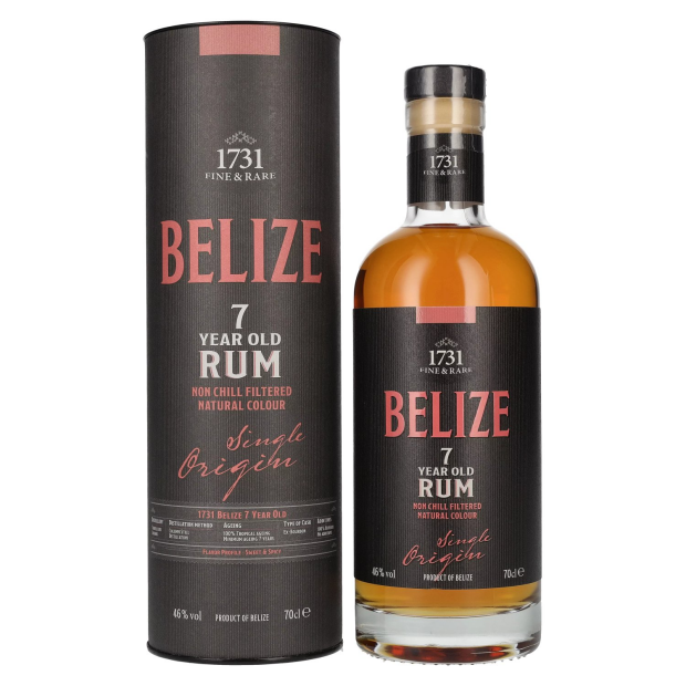 1731 Fine & Rare BELIZE 7 Years Old Single Origin Rum