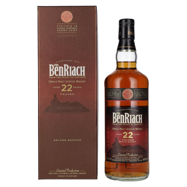 The BenRiach 22 Years Old PEATED Second Edition ALBARIZA