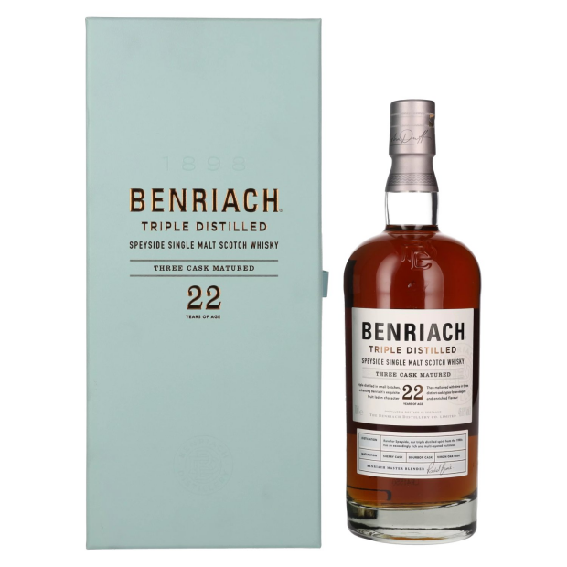 Benriach 22 Years Old Triple Distilled Three Cask Matured
