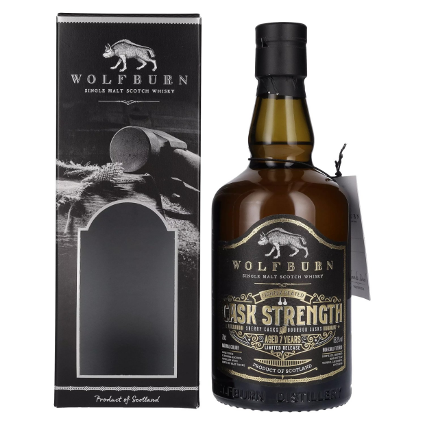 Wolfburn 7 Years Old SHERRY & BOURBON CASKS Single Malt FATHERS DAY Limited Edition