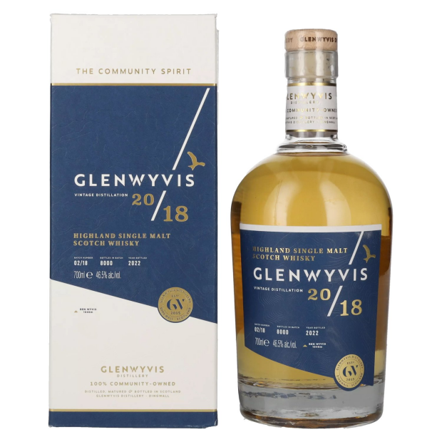 GlenWyvis Highland Single Malt Scotch Whisky Batch 02 Vintage 2018