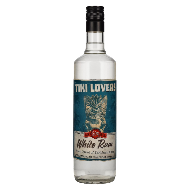 Tiki Lovers White Rum Finest Caribbean Rum