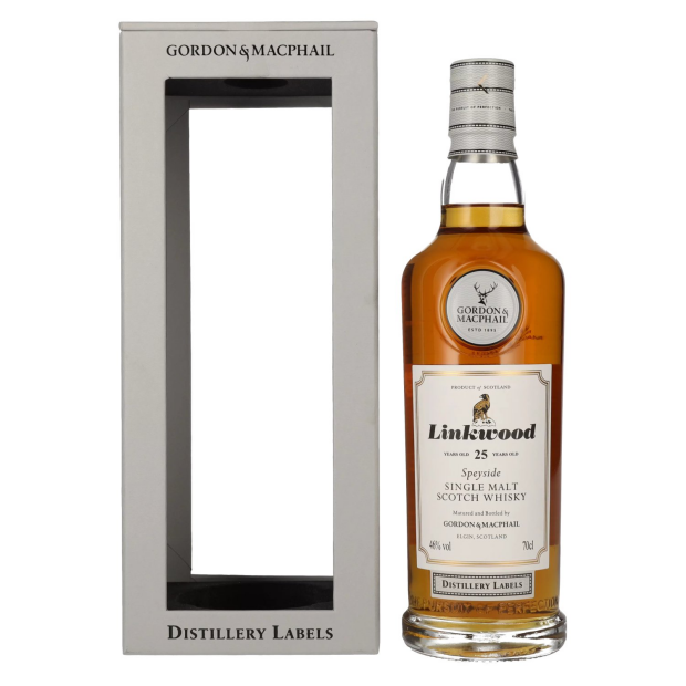 Gordon & MacPhail LINKWOOD 25 Years Old Distillery Labels