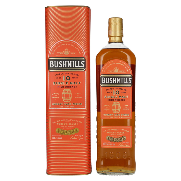 Bushmills 10 Years Old Single Malt Irish Whiskey SHERRY CASK Finish