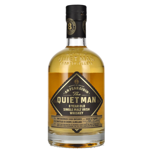 The Quiet Man AN FEAR CIUIN 8 Year Old Single Malt Irish Whiskey