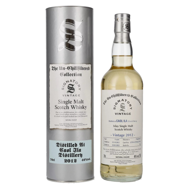 Signatory Vintage Caol Ila 9 Years Old The Un-Chillfiltered Vintage 2012