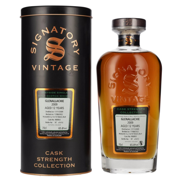 Signatory Vintage GLENALLACHIE 12 Years Old Cask Strength 2009