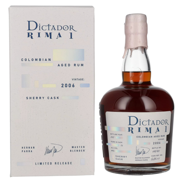 Dictador RIMA 1 16 Years Old SHERRY Cask Vintage 2006