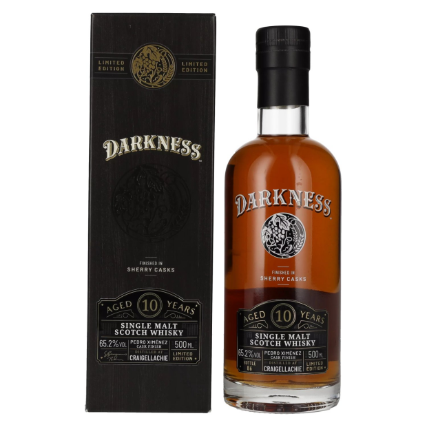 Darkness Craigellachie 10 Years Old Single Malt Scotch Whisky PX CASK