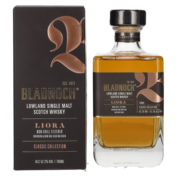 Bladnoch LIORA Lowland Single Malt Scotch Whisky 52,2% Vol. 0,7l in Geschenkbox