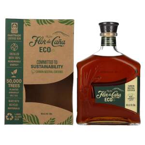 Flor de Caña ECO Rum 40% Vol. 0,7l in confezione...